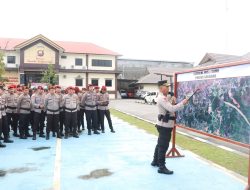 Polres Sekadau Gelar Tactical Wall Game, Matangkan Strategi Pengamanan Malam Tahun Baru 2026
