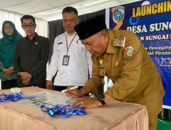Desa Sungai Kunyit Laut Resmi Jadi Desa BERSINAR, Wabup Mempawah Tegaskan Perang Melawan Narkoba