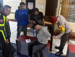 Nongkrong di Coffeeshop, Pelaku Curas Bertopeng Celurit Ditangkap Polsek Pontianak Selatan