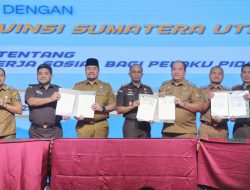 Asahan Perkuat Komitmen Restorative Justice, Bupati Hadiri Penandatanganan MoU/PKS di Medan