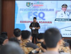 Bupati Asahan Resmi Lepas Kontingen Festival Seni Qasidah (FSQ) Sumut 2025