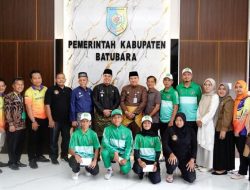 Wabup Batu Bara Terima Audiensi Sekaligus Melepas Atlet Kabupaten Batu Bara