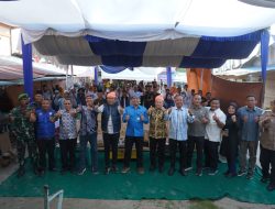 Kadis perikanan Asahan hadiri Sosialisasi Pembangunan Kampung Nelayan Merah Putih di Desa Pematang Sei Baru