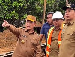 Kawal Pembangunan Jembatan Kecapah, Bupati Kapuas Hulu Apresiasi Gubernur Kalbar