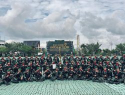 Prajurit Yonif 642/Kapuas Raih Juara I Peleton Beranting Yudha Wastu Pramuka Jaya