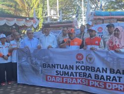 PKS Gerak Cepat, Salurkan Bantuan untuk Korban Banjir Bandang Sumbar