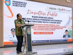 Bupati Kubu Raya Buka Konsultasi Publik RKPD 2027, Serap Aspirasi Masyarakat untuk Perencanaan Pembangunan