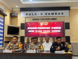 Kriminalitas Menurun Sepanjang 2025, Polres Sambas Paparkan Capaian Kinerja Akhir Tahun