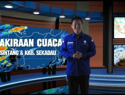 BMKG Sintang Rilis Prakiraan Cuaca Sepekan untuk Sintang dan Sekadau, Warga Diminta Tetap Waspada