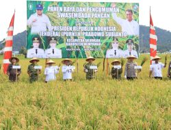 Bupati Mempawah dan Wagub Kalbar Ikuti Panen Raya Nasional, Dorong Kemandirian Pangan Daerah