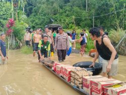 Sungai Sekayam Meluap, Rendam Permukiman Warga Entikong