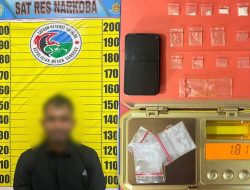 Polsek Meliau Tangkap Pria Diduga Pelaku Penyalahgunaan Narkotika, Sita 1,81 Gram Sabu