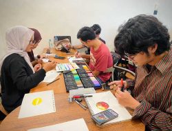 Ngabuburit Kreatif, Komunitas Imagirupa Pontianak Gelar “Sketsa Bukber” Bertema Kuliner