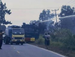 Karhutla di Desa Galang Mempawah Masuk Hari Ketiga, Ratusan Personel Gabungan Terus Berjibaku