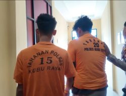 Dua Sahabat Asal Pontianak Jambret Ibu Pengendara di Sungai Raya Dalam, Uang Dipakai Beli Ekstasi