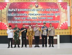 Polres Singkawang Gelar Rakor Lintas Sektoral Operasi Liong Kapuas 2026, Pastikan Imlek dan Cap Go Meh Aman