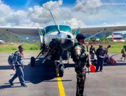 Satgas Korpasgat Amankan Penerbangan Perintis di Bandara Moanemani Dogiyai