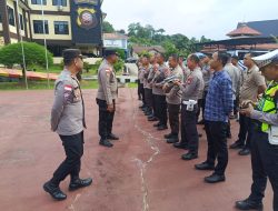Sipropam Gelar Gaktiblin, Personel Polres Sanggau Diperiksa Kedisiplinannya