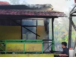 Kebakaran Hanguskan Bangunan Lama SDN di Desa Nibung, Paloh