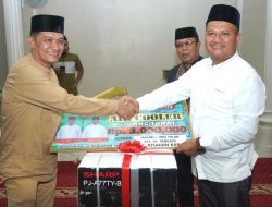 Silahturahmi Dan Bantuan Ramadhan Wabup Asahan di Sei Rengas