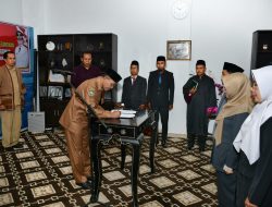 Sekda Lotim Lantik Tiga Pejabat Administrator dan Pengawas