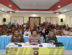 Polres Sanggau Ikuti Rakor Lintas Sektoral Pengamanan Operasi Ketupat Kapuas 2026