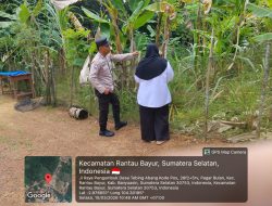 Bhabinkamtibmas Rantau Bayur Gerakkan Masyarakat Dukung Program Swasembada Pangan Nasional