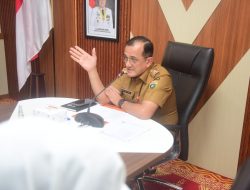 Sekda Sumsel Edward Candra Pimpin Rapat Persiapan Kunker Menko Polkam di Sumsel