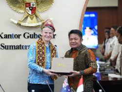 Gubernur Herman Deru Perkuat Kemitraan Sumsel–Australia, Dorong Pengembangan Sanitasi dan Ekspor Kopi