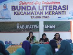Bunda Literasi Asahan Lantik Bunda Literasi Meranti, Titip 6 Pilar Gerakkan Baca Sampai Desa