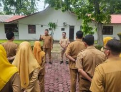 Pastikan Disiplin dan Inovasi Jalan, Wabup-Kadisdik Asahan Sidak Kantor Disdik