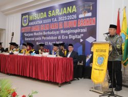 Wisuda Angkatan XXXV IAIDU Asahan, Bupati Taufik Pesan Lulusan Manfaatkan Teknologi untuk Kebaikan