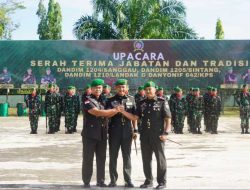 Serah Terima Jabatan Dandim 1204/Sanggau Digelar di Makorem 121/Alambhana Wanawai