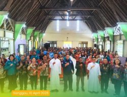 Perayaan Paskah Bersama Guru Pendidikan Agama Katolik se-Kabupaten Sanggau Berlangsung Khidmat