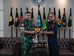 Pangdam XII/Tpr Terima Kunjungan Kepala Bea Cukai Kalbagbar, Perkuat Sinergi Pengawasan Perbatasan