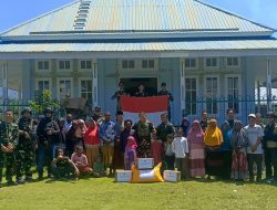 Satgas Yon Parako 466 Pasgat Bantu Warga Bersihkan Tempat Ibadah di Jayawijaya