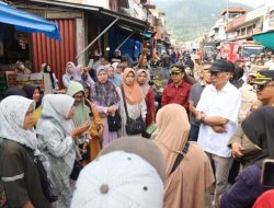 Wawako Sungai Penuh Azhar Hamzah Tinjau Pasar Tanjung Bajure Pasca Penertiban