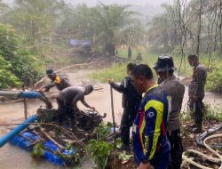 Polsek Tayan Hulu Bersama TNI dan Forkopimcam Razia PETI di Desa Janjang