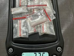 Satresnarkoba Polres Banyuasin Amankan Sopir Pembawa 9 Paket Sabu