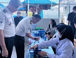 Rutan Kelas I Palembang Gelar Tes Urine WBP dan Pegawai, Seluruh Hasil Negatif Narkoba