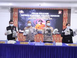 10 Kg Sabu dan Ribuan Vape “Racun” Etomidate Disita Polres Asahan, 1 Kurir Dibekuk