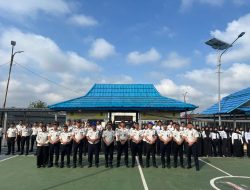 Kakanwil Ditjenpas Sumsel Pimpin Apel Kedisiplinan di Rutan Kelas I Palembang, Berikan Reward kepada Petugas Berprestasi