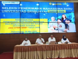 Unsri Terima 3.899 Mahasiswa Baru Jalur SNBT 2026, Hanya 14 Persen yang Lolos
