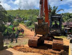 Peningkatan Ruas Jalan Penghubung Desa Semayang Menuju Desa Persiapan Tanak Capai 87,70 Persen
