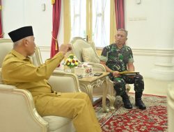 Gubernur Mahyeldi Terima Audiensi Dandim 0312 Padang, Bahas Penguatan Penanganan Bencana di Sumbar