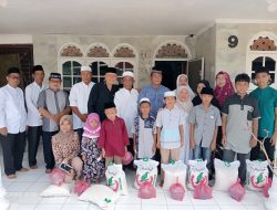 Khatam Al-Qur’an Sambil Berbagi, Masbah Jin Asahan Santuni Anak Yatim