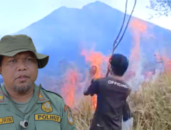 Kebakaran Savana Propok TNGR, Tim Gabungan Berhasil Padamkan Api