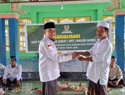 BAZNAS Sekadau Sosialisasi ZIS dan Bentuk UPZ di  Masjid Nurul Huda Tigur Jaya